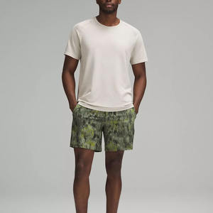 Shorts de sport pour homme en toile écologique 100% polyester, séchage rapide, respirant, anti-froissement, extensible dans les quatre sens, taille mi-haute, pour la course à pied - Product Image 2