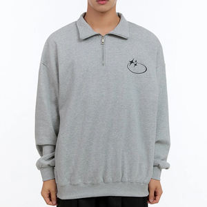 Sudadera para Hombre, Servicio OEM, Precio Económico, Material Transpirable y Cómodo, Diseño de Bloques de Color con Logotipo Personalizado 2026, Diseño Informal - Product Image 1