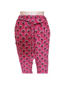 Pantalon plat élégant vintage pour femmes en coton longueur cheville respirant écologique décontracté Streetwear taille élastique beaucoup de couleurs - Product Image 2