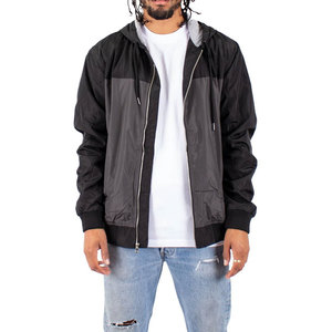 Chaqueta Cortavientos de Lona con Capucha, Personalizada, para Hombre, Transpirable, Ecológica, Estilo Vintage, para Actividades al Aire Libre, con Opción de Logotipo Frontal - Product Image 1