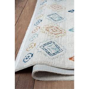 Konfor พรมโพลีเอสเตอร์หลากสีทำจากโพลีเอสเตอร์มีขอบตรงขนาดกลางมี8601ดีไซน์แบบชนเผ่า - Product Image 2