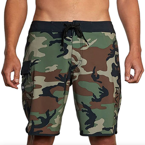 Shorts décontractés en toile de polyester à taille basse avec cordon de serrage, motif uni, imperméables, séchage rapide, teinture unie – Meilleur prix - Product Image 3