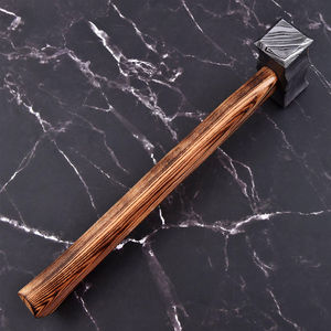 Martillo de Acero de Damasco de Grado Industrial Hecho a Mano Personalizado, Se Acepta OEM/ODM para Amantes de las Artesanías y Profesionales - Product Image 4