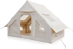 Ytreal Glamping Toile Gonflable Camping En Plein Air Personnalisé De Luxe Polyester Air Tente Familiale