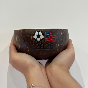 Nouvelle arrivée bol de coquille de noix de coco écologique pour smoothies yaourt peint en 3D pour cadeau du Vietnam - Product Image 2