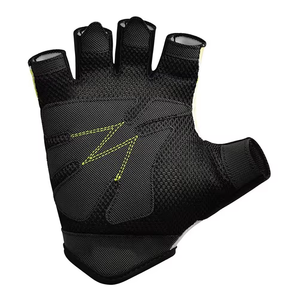 Guantes de entrenamiento de nailon de medio dedo con logotipo personalizado Guantes de entrenamiento de neopreno para levantamiento de pesas para uso en gimnasio Deportes - Product Image 3