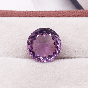 Acheter Meilleure Qualité Naturel Rond Coupe Violet Améthyste Facettes Lâche Gemme Février Mois Pierre De Naissance | Vente en gros - Product Image 4