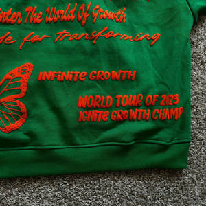 Factory Custom Embroidery Patch Printing Rhinestone Acid Wash Full <b>Zip</b> Breathable Winter <b>Hoodie</b> Men Heavyweight Fleece 100% - Product Image 5