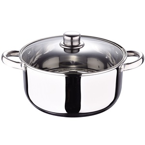 7pc stainless steel cookware set + Bergner Copper <b>Oil</b> and Vinegar <b>Sprayer</b> 4x17.5cm in stainless steel - Product Image 5