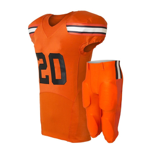 ชุดกีฬาอเมริกันฟุตบอลเสื้อแขนสั้นระบายอากาศได้ดีดีไซน์ตามสั่ง - Product Image 1