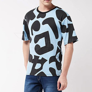 Camiseta de talla grande para hombre de último diseño, secado rápido y cómoda, 100% algodón de alta calidad - Product Image 5