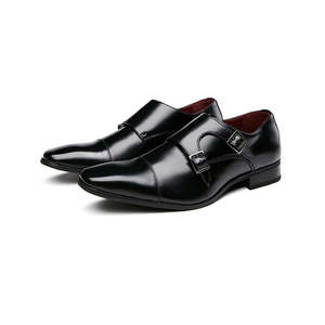 Chaussures décontractées en cuir noir personnalisées de haute qualité pour hommes avec finition haut de gamme, semelle durable, protection, design confortable et souple - Product Image 1