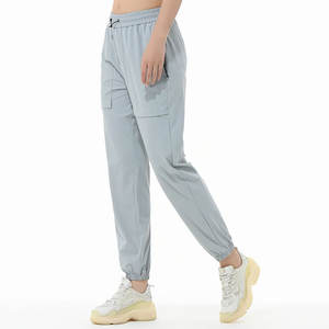 La mejor calidad 2024 nuevos pantalones transpirables, Pantalones de mujer, pantalones negros de cintura alta para mujer, ropa de calle con colores personalizados - Product Image 2