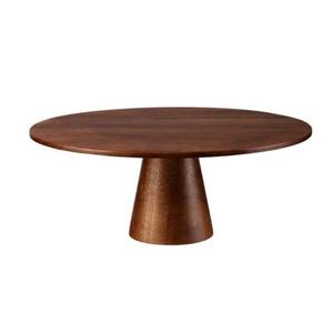 Top Trending Multi Functional Cake Stands Birthday Party Celebration Cake Server Stand for Walnut Finishing Rounded Cake Stand - Product Image 1