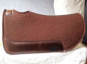 Hot Sale Custom Made Western Horse Riding Wool <b>Felt</b> Saddle <b>Pad</b> Indian Manufacturer Sheepskin Polyester Fleece Lining High - Product Image 5