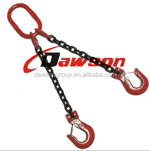 Đôi Chân Chuỗi Sling với chủ liên kết và <span class=keywords><strong>clevis</strong></span> lấy móc - Product Image 1
