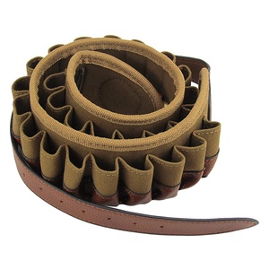 ตลับกระสุนผ้าใบแบบพรีเมี่ยมทนทานสำหรับล่าสัตว์เข็มขัดรัดหนังแท้ - Product Image 4