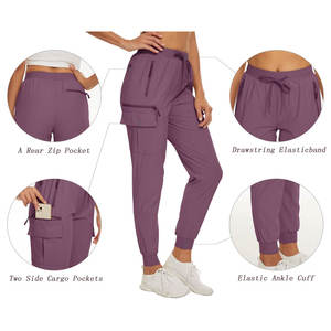 Pantalons de survêtement de haute qualité OEM pantalons de survêtement pour femmes 100% coton Style ample survêtement pantalons de survêtement pour femmes pantalons couleur personnalisée - Product Image 6