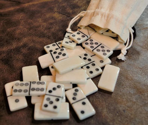 Jeu de dominos en os de buffle de qualité 100% parfaite, 25 pièces, pour enfants et adultes, jeux de dominos de société, jeux de dominos pour jeux en famille - Product Image 2