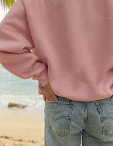 Sudadera de gran tamaño con cuello en V y logotipo personalizado para mujer, algodón liso con lavado ácido, técnicas de lavado a la piedra, tejido no tejido para invierno - Product Image 6