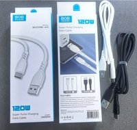 Câble de transfert de données IP en silicone liquide Vidvie 3A à charge rapide, longueur 1m, sortie sécurisée avec protection contre les surintensités pour mobile