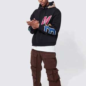 เสื้อฮู้ดดี้ผู้ชายดีไซน์ทันสมัย ปักลายเชนีล ผ้าฝ้าย 100% น้ำหนักเบา ใส่สบาย ไม่ยับง่าย เหมาะสำหรับฤดูหนาว ขายดี - Product Image 3