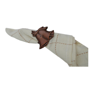 Accesorios de Mesa Modernos, Porta Servilletas de Metal, Porta Toallas de Papel Hechos a Mano, Anillos de Servilleta Únicos en Forma de Hoja a Precio Económico - Product Image 4