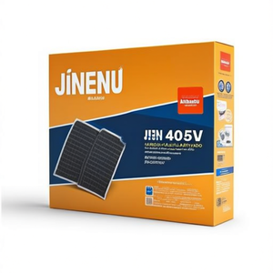 แผงโซลาร์เซลล์ JinenU 405W แบบฮาล์ฟเซลล์ HJT - ซิลิคอนโมโนคริสตัลไลน์ ฝาครอบกระจกด้านหน้า บรรจุแบบพาเลท - Product Image 2