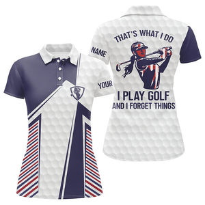 Vêtements de golf motif sublimé de haute qualité 88% polyester 12% spandex polo t-shirts été polo de golf personnalisé à séchage rapide pour hommes - Product Image 2