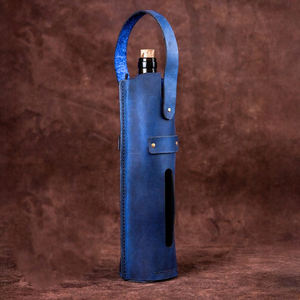 Soporte para vino Bolsa de vino de Cuero 100% Hecho a mano Original Elegante Diseño duradero y único 2017 - Product Image 2