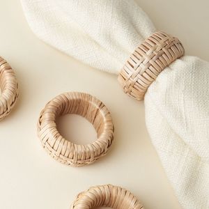 Latest Design Round Shaped Rattan Napkin Rings <b>Top</b> Quality for <b>Wedding</b> Parties and Restaurant <b>Table</b> <b>Decorations</b> - Product Image 5