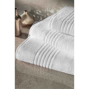 Kronos Series 20/2 Ring Yarn Jacquard Hotel Towel Set Outdoor Use Disposable Woven Stripe <b>Hand</b> Towel Embossed Logo for Sports - Product Image 1
