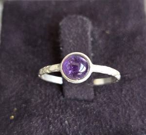 Bague en argent 925 artisanale améthyste pierre précieuse bijoux de mariage ethnique à la mode cadeau de fête de fiançailles pour les femmes OEM disponible - Product Image 6