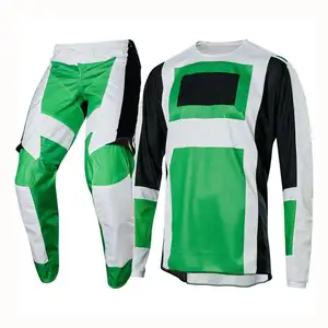 Motocross Suits in Polyester Fabric O neck Full Sleeves Racing Motocross Suits For Boys 2023