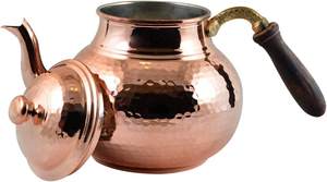 A Brass <b>Tea</b> Pot Is a Traditional and Elegant Luxury Vessel Used for Boiling or Serving <b>Tea</b> Eco-Friendly - Product Image 5