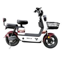 Vélo électrique pour adultes avec écran LCD à 3 vitesses, longue portée, haute puissance, 48V 20AH, frein à disque