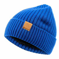 Gorros de Punto Ajustables Unisex Vintage Transpirables para Invierno de Wize International Wholesale, Calidad Premium, Gruesos y Cálidos para Exteriores