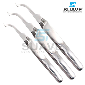 Gancho dentado dental Fórceps de dentista Pinzas en ángulo dentado Juego de pinzas de apósito de pico por SUAVE INSTRUMENTS - Product Image 2