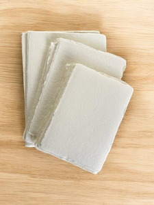 Tự nhiên woodfree deckle cạnh cổ điển làm bằng tay giấy 150 GSM Sheets đối với văn bản thư pháp in ấn sổ lưu niệm thủ công giấy tờ - Product Image 3