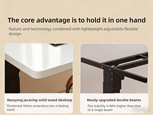 Escritorio Eléctrico Moderno <span class=keywords><strong>de</strong></span> Altura Ajustable <span class=keywords><strong>de</strong></span> 55"x24", Escritorio para Computadora, Mesa <span class=keywords><strong>de</strong></span> Oficina para el Hogar y la Oficina - Product Image 4