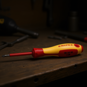 ไขควงเคลือบเงา Knipex VDE สำหรับสกรูโพซิดริฟแบบหัวแฉก - Product Image 3