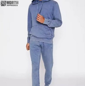 Meilleure Vente Survêtement Décontracté Homme 100% Coton Teint Uni Respirant à Capuche Hiver – Nouvelle Collection Style Décontracté pour Adultes Sport - Product Image 1