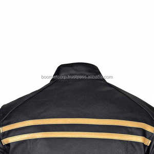 Vente en gros Service OEM Vestes en cuir de moto véritable respirant Veste en cuir de moto de qualité supérieure pour hommes - Product Image 4