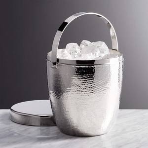 Premium Stainless Steel <b>Ice</b> <b>Bucket</b> <b>with</b> <b>Lid</b> and Scoop Hammered Base Design Insulated for Home Bar Parties and Gifting - Product Image 5