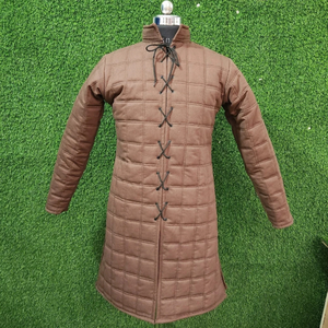 Abrigo de algodón Gambeson medieval, chaqueta Akteon acolchada gruesa, armadura histórica de manga larga, disfraz de Festival Sca, chaqueta de batalla vikinga - Product Image 1