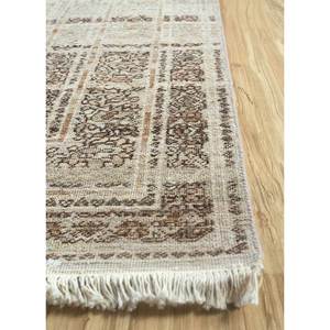 Viscaya Ivory Hand Knotted Afghan Wool Rugs 10mm Thick Medallion Rectangle for Home Hallway Living Room-<b>Model</b> Ea-3060(Cs-01) - Product Image 4