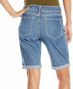 Jean Denim Femme Shorts Longs Jeans Shorts Biker Shorts Couleur Néon Spandex DHL Casual Quantité OEM Anti Rayon Technics - Product Image 5