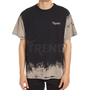 T-shirt en coton et bambou de haute qualité pour homme, logo personnalisé, imprimé streetwear, manches courtes douces, respirant, séchage rapide, haut décontracté - Product Image 1