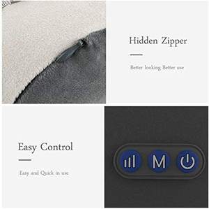 Avión, coche, viaje, oficina, hogar, regalo tejido profundo 3D amasado en forma de U mini masajeador de cuello con terapia de calor - Product Image 6