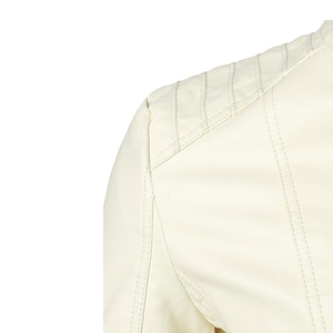 Blouson d'aviateur de vol vintage pour hommes en cuir véritable col montant OEM service personnalisé bas prix tenue décontracté aviateur toile tissu - Product Image 4